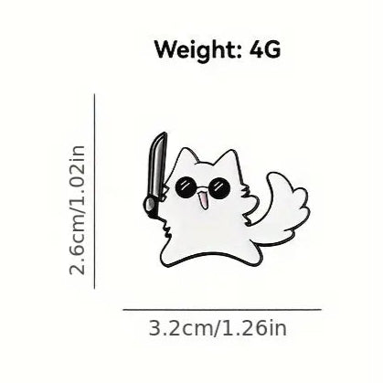 Gojo Satoru Cat (Jujutsu kaisen) - Pin Metálico