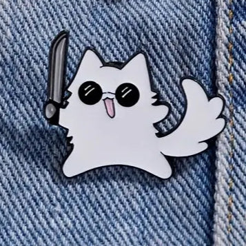 Gojo Satoru Cat (Jujutsu kaisen) - Pin Metálico