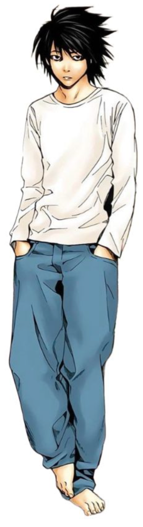 L lawliet (Death Note) - Bigboy Gigantografía Standee Tamaño Real (Copia)