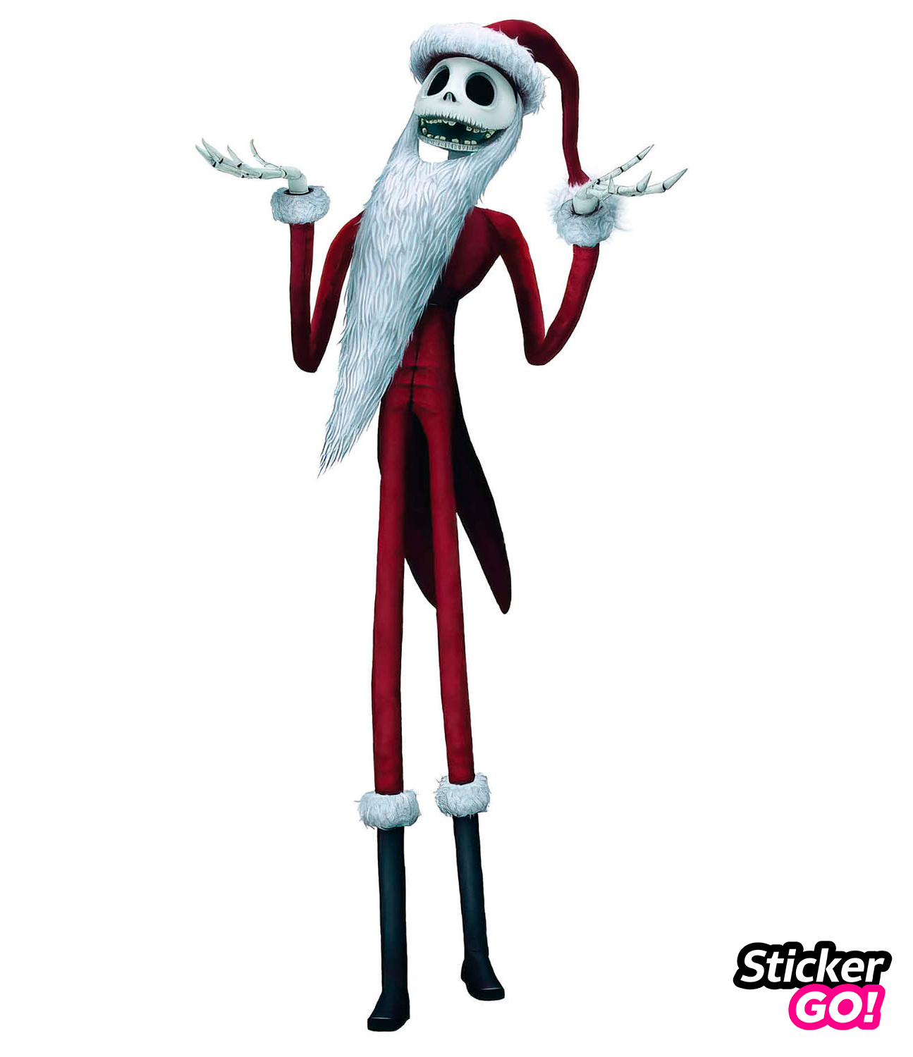 🎃🎅 Jack Skellington Santa Claus - Gigantografía Bigboy 💀🎁