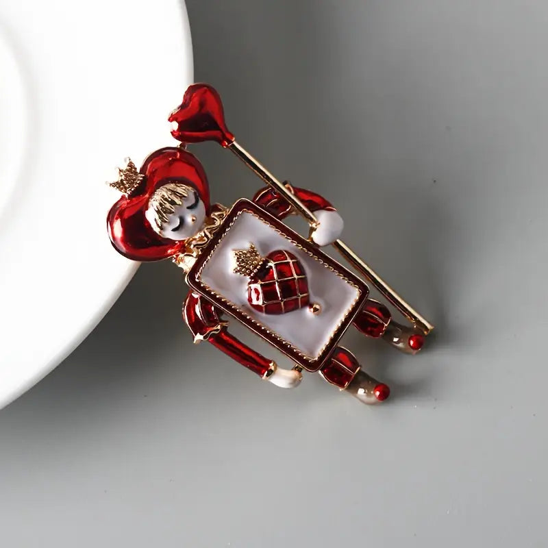 Pins decorativos de Caballeros de Cartas de Poker - Inspirado en Alicia en el País de las Maravillas