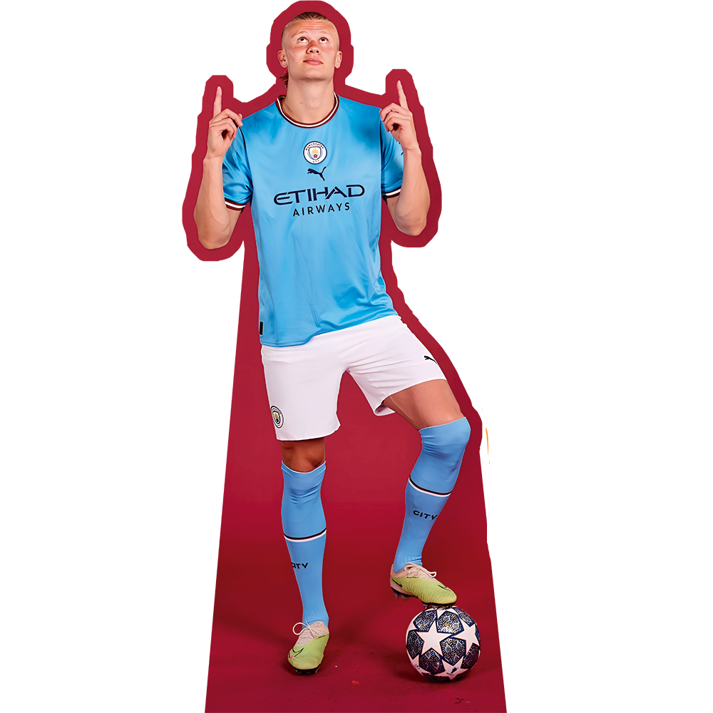 Erling Haaland – Bigboy Gigantografía Standee Tamaño Real ⚽🔥