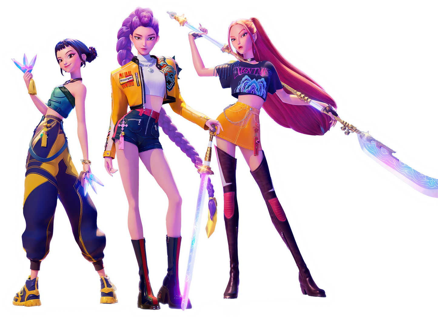 Kpop Demon Hunters HUNTR/X - Bigboy Gigantografía Standee Tamaño Real 🎤✨