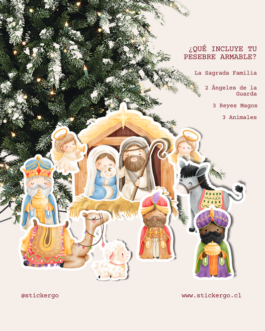 Pesebre Interactivo – Cartón Espumado 5mm