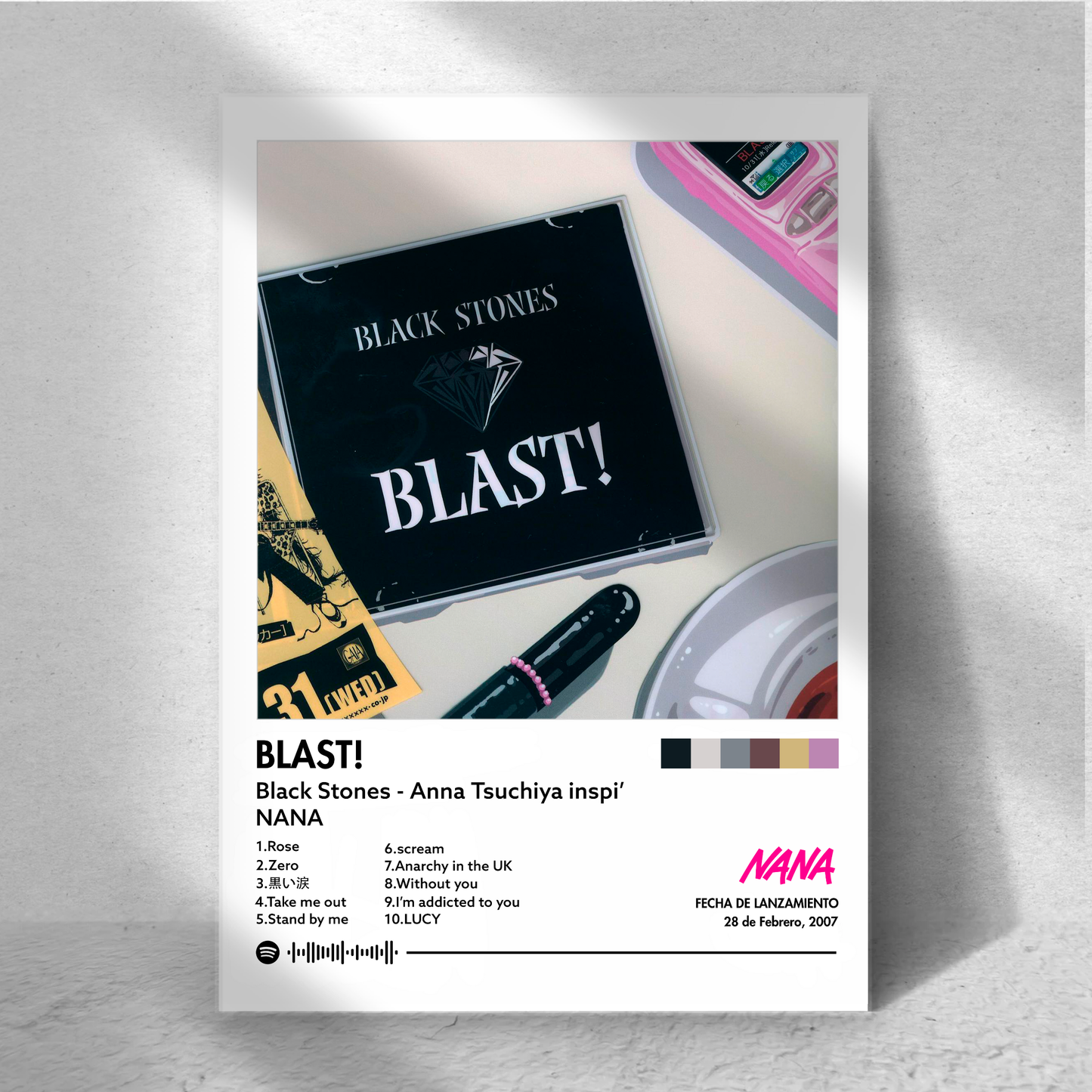 Cuadro Infográfico Personalizado – Tu arte, tu pared 🎵💫