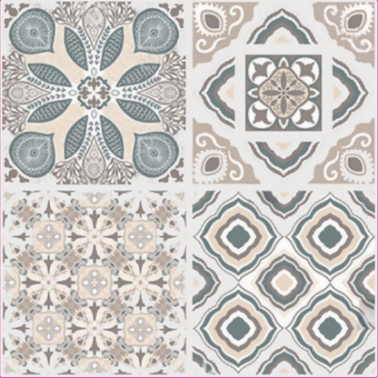 20 Azulejos Adhesivos De 20x20cm