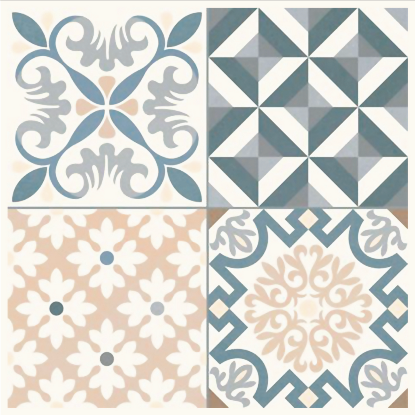 20 Azulejos Adhesivos De 20x20cm