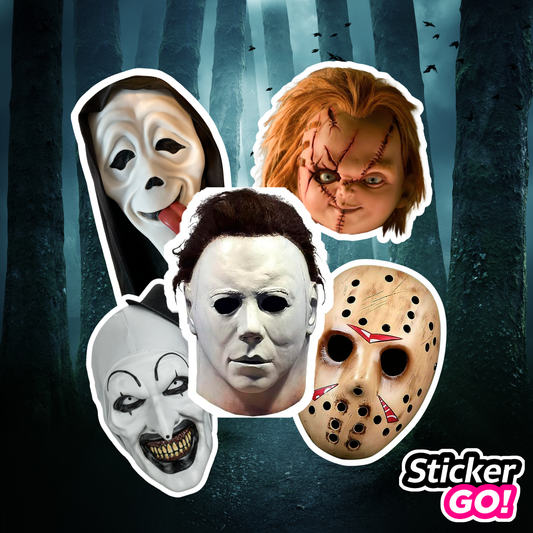 👻 Máscaras de Halloween – ¡Conviértete en tu personaje favorito del terror!
