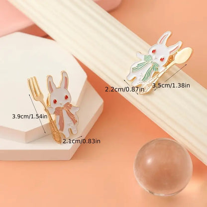 Pin decorativo de Conejo Blanco - Inspirado en Alicia en el País de las Maravillas