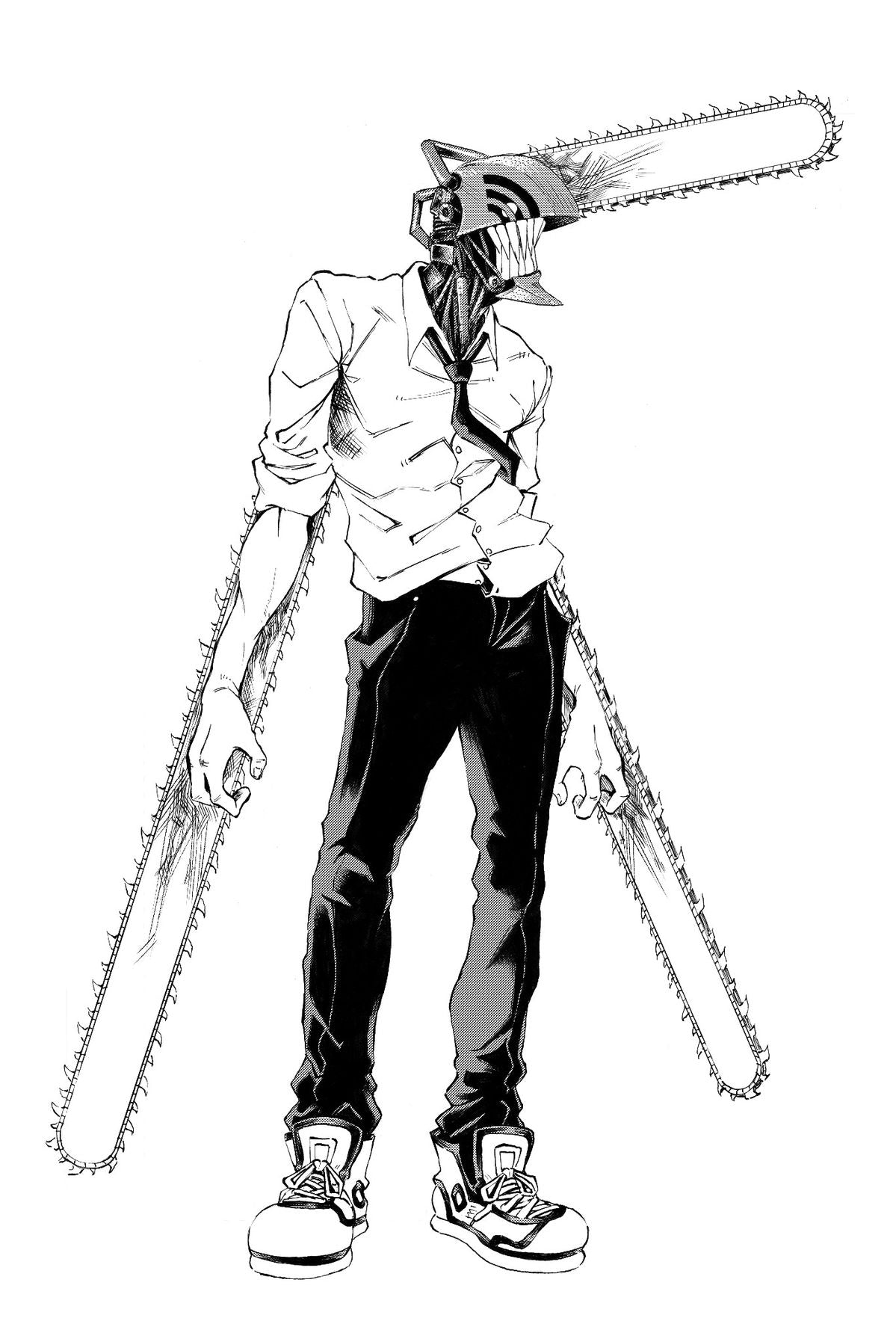 Denji (Chainsaw man) Bigboy Gigantografía Standee Tamaño Real