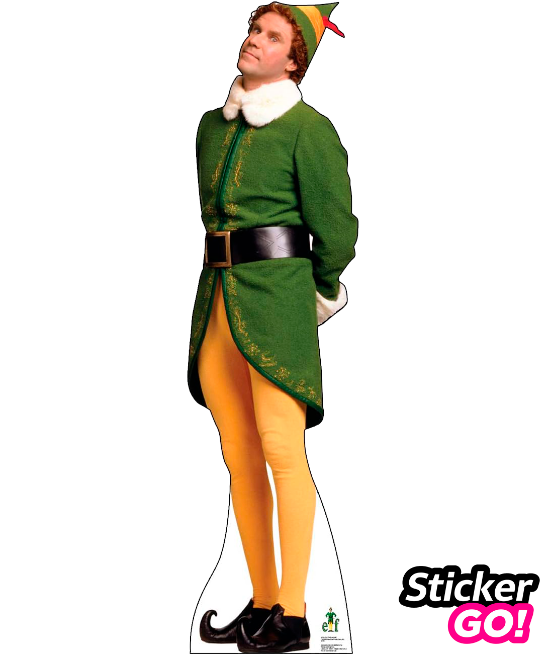 🎅💛 Buddy el Elfo –  Bigboy Gigantografía Standee 🎁