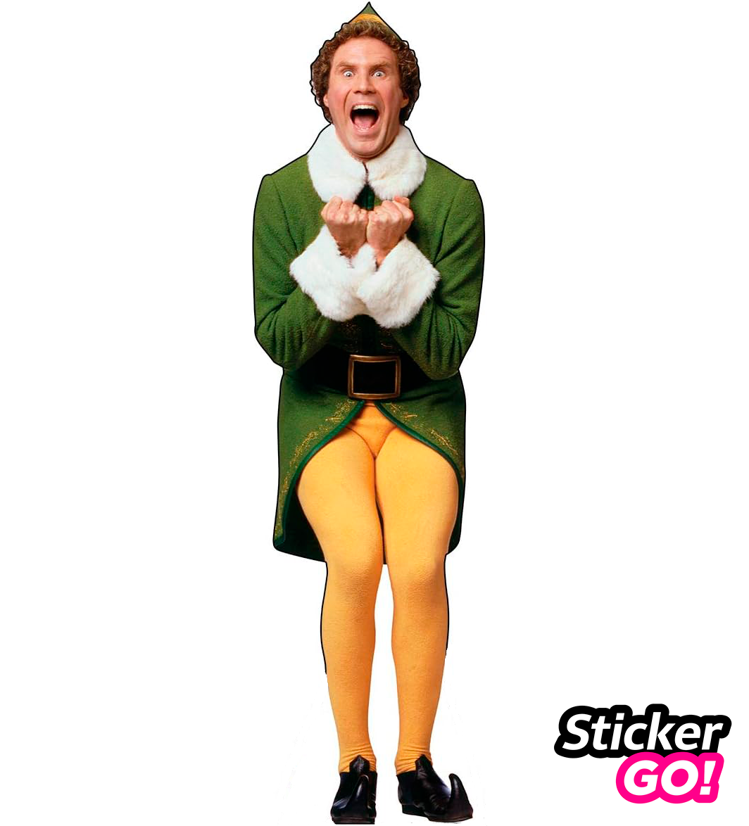 🎅💛 Buddy el Elfo –  Bigboy Gigantografía Standee 🎁