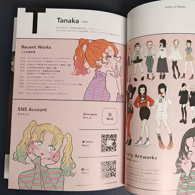 Fashion Illustration Book - The Art of Tanaka