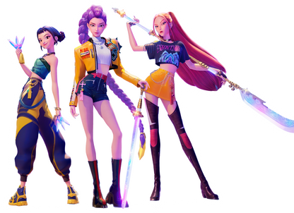 Kpop Demon Hunters HUNTR/X - Bigboy Gigantografía Standee Tamaño Real 🎤✨