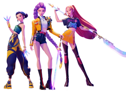 Kpop Demon Hunters HUNTR/X - Bigboy Gigantografía Standee Tamaño Real 🎤✨